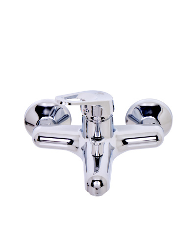 OneLife P11-100cr полимерный смеситель для ванны/душа, хром фото 5