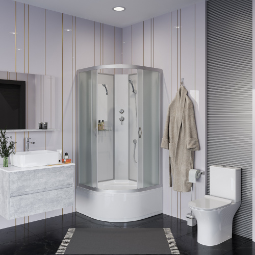 Душевая кабина Niagara NG-2307-14BK (800х800х2000) фото 3