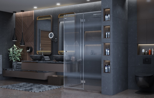 Душевое ограждение Ambassador Diamond 12011107R (1200x800x2000), 1 место фото 4