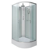 Душевая кабина Niagara NG-33094-14LBKT (1000х900х2100-2400) средний поддон (26см) стекло МАТОВОЕ 4 места