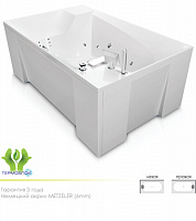 Акриловая ванна AQVATIKA Архитектура 190x120х74