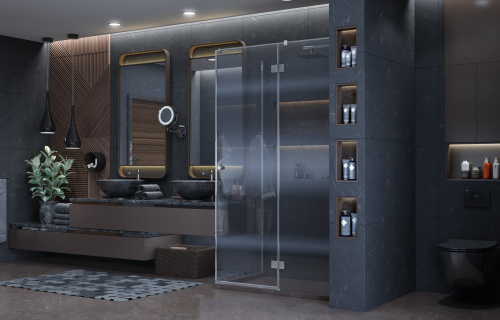 Душевое ограждение Ambassador Diamond 12011104R (1200x800x2000), 1 место фото 4