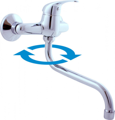 SA301.5/22 SAZAVA - смеситель кухонный настенный RAV Slezak фото 2