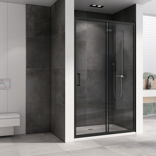 Душевая дверь ABBER Schwarzer Diamant AG30110B фото 3