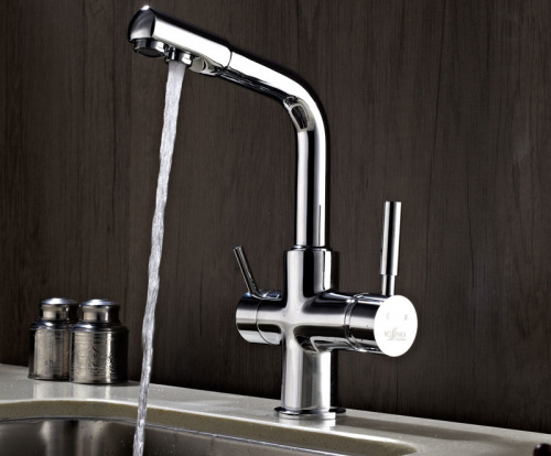 Смеситель для кухонной мойки Rossinka Z (Z40-25) фото 3