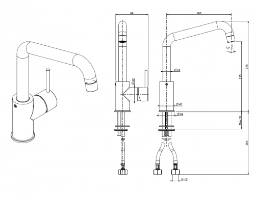 Смеситель Florentina «Дельта ИТ» фото 2