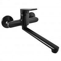 CO101.5/23CMAT COLORADO - смеситель кухонный настенный, ЧЕРНЫЙ МАТОВЫЙ RAV Slezak