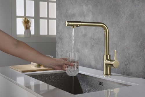 Смеситель Timo для кухни Hette (1026/17F) фото 3