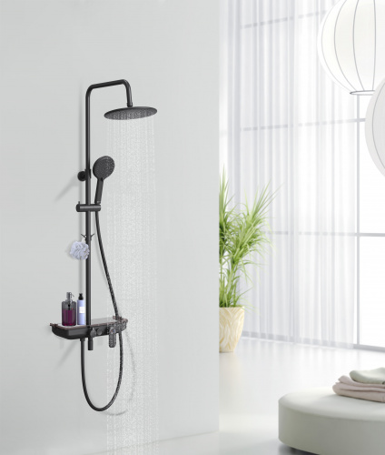 Смеситель для ванны и душа Lemark Tropic (LM7012BL) фото 3