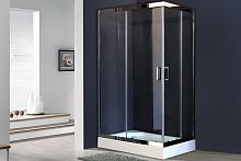 Душевой угол Royal Bath RB 8120HP-T-CH (прозрачное) левый