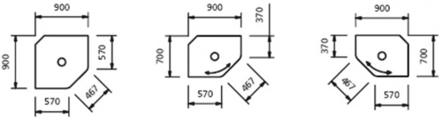 Душевая кабина INR Linc Fortuna (90х90) фото 2