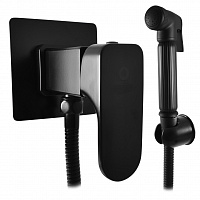 YU147/1CMAT YUKON - смеситель для биде, скрытый монтаж, душ (металл), ЦВЕТ ЧЕРНЫЙ МАТОВЫЙ RAV Slezak