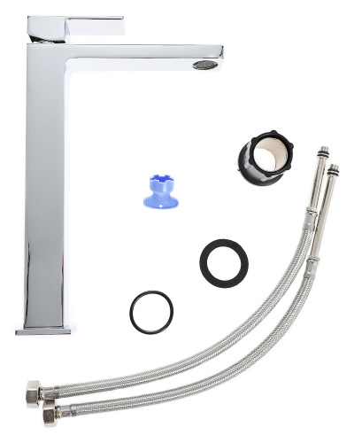 Agger Great A2812100 Однозахватный смеситель для раковины высокий, хром фото 6