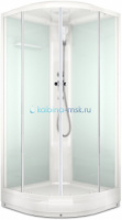 Душевая кабина Domani-Spa Delight 110  100х100 белые стенки/ сатин-матированное стекло