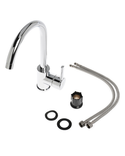 Смеситель для кухни OneLife P04-001cr полимерный фото 8