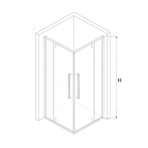 Душевой уголок RGW SV-33B Прозрачное 800x800 фото 3