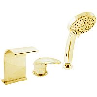 D467.5YZ DUNAJ смеситель каскадный на 3 отверстия, ЦВЕТ ЗОЛОТО RAV Slezak