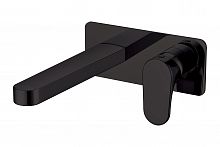 смеситель встроенный для раковины черный