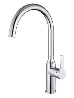 Orange BONI M15-001cr однозахватный смеситель для кухни с высоким поворотным изливом, хром