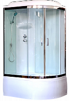 Душевая кабина Royal Bath  RB 8120BK6-WT-CH (белое/прозрачное) левая