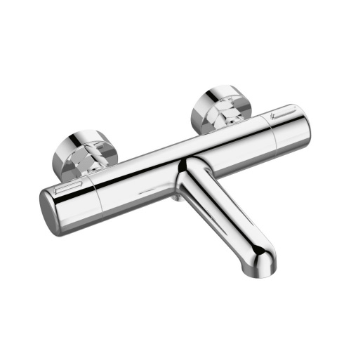 Душевая система Agger Thermo A2493500 термостат с изливом, хром фото 2