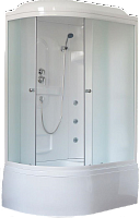 Душевая кабина Royal Bath  RB 8120BK2-M (матовое) правая