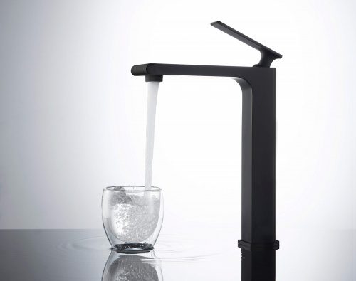 Смеситель для раковины-чаши Timo Anni (2711/03F) черный фото 4