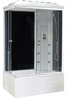 Душевая кабина Royal Bath  RB 8100BP3-BT(черное/прозрачное) правая