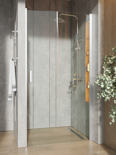 Душевая дверь Orange E05-100TCR универсальная 100х190 фото 7