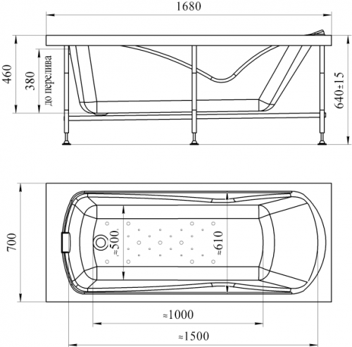 Акриловая ванна Radomir Vannesa «Сильвия» фото 5
