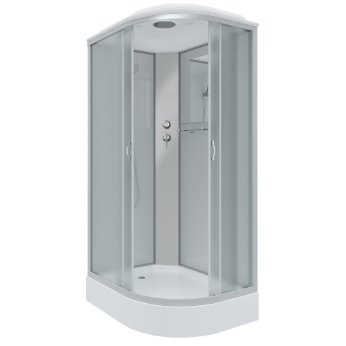 Душевая кабина Niagara NG-3312-14L (1200х800х2150) низкий поддон(13см) стекло МАТОВОЕ 3 места фото 2