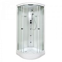 Душевая кабина Deto (DTO)  DM 2090 с электрикой и гидромассажем (90x90)