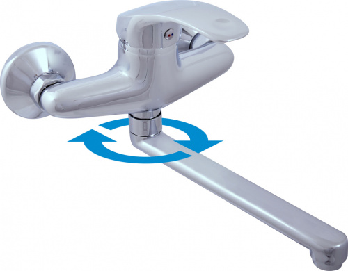 MS001.5/23 MISSISSIPPI - смеситель кухонный настенный RAV Slezak фото 2