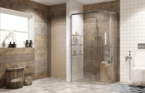 Душевое ограждение Ambassador Queen 11011103L (1200x800x2000), 2 места фото 3