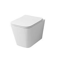 Унитаз Grossman GR-4441S (520*355*350) подвесной БЕЗОБОДКОВЫЙ  с тонкой крышкой