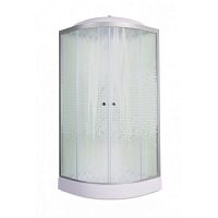 Душевая кабина Deto (DTO)  L 909 с гидромассажем и электрикой (90x90х215)