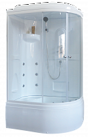 Душевая кабина Royal Bath  RB 8120BK2-T (прозрачное) левая