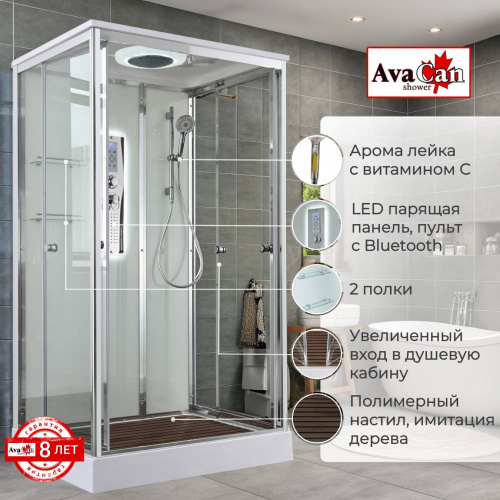 Душевая кабина AvaCan V2011LED фото 2