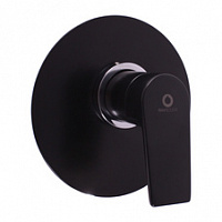 CO183LCMATC COLORADO - смеситель для душа, скрытый монтаж, ЧЕРНЫЙ МАТОВЫЙ/ХРОМ RAV Slezak