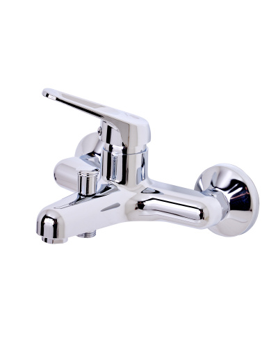 OneLife P11-100cr полимерный смеситель для ванны/душа, хром фото 4