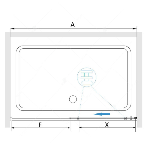 Душевая дверь RGW SV-13 Прозрачное 1500 фото 2
