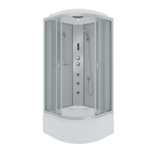 Душевая кабина Niagara NG-2308-14F (900х900х2150) высокий поддон(40см) стекло МАТОВОЕ 4 места фото 2