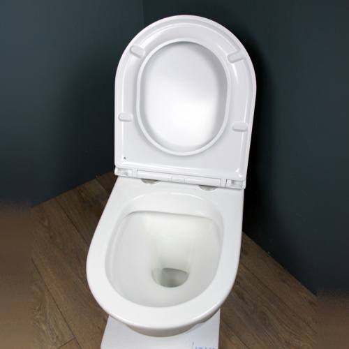 Унитаз подвесной Alicaness Juse S P1001 безободковый,сидение микролифт  фото 6