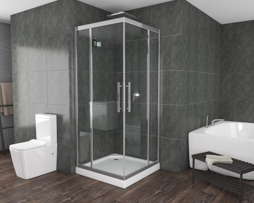 Душевое ограждение GROSSMAN PR-90SQ (90x90x200) фото 2