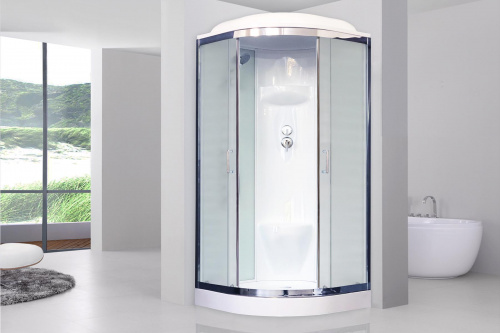 Душевая кабина Royal Bath  RB 90HK6-WC-CH (белое/матовое) фото 2