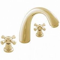 MK333.5Z MORAVA RETRO - смеситель для умывальника, CLICK-CLACK, ЦВЕТ ЗОЛОТО RAV Slezak