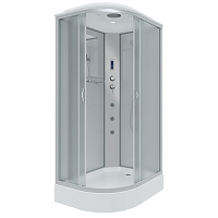 Душевая кабина Niagara NG-3312-14RF (1200х800х2150) низкий поддон(13см) стекло МАТОВОЕ 3 места