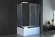 Душевой угол Royal Bath RB 8100BP-C-CH (матовое) правый