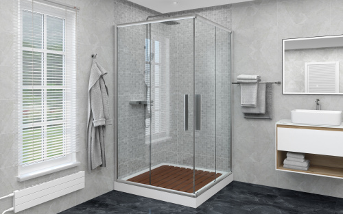 Душевое ограждение Deto KС 80-90 Chrome