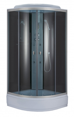 Душевая кабина NiagaraNG-3517-14 (900х900х2150) низкий поддон(26см) стекло ТОНИРОВАННОЕ 4 места